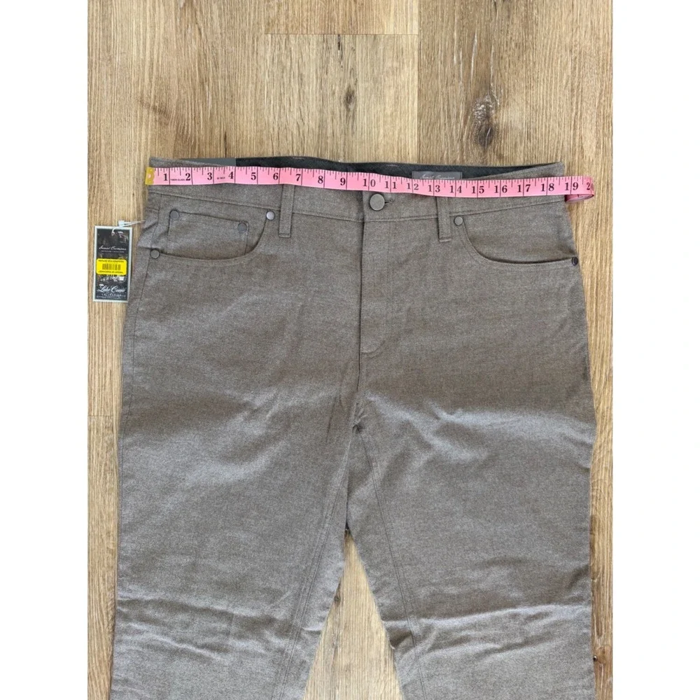 Daniel Cremieux Signature Collection 100% Cotton Pants Mens 36x30 Brown NWT